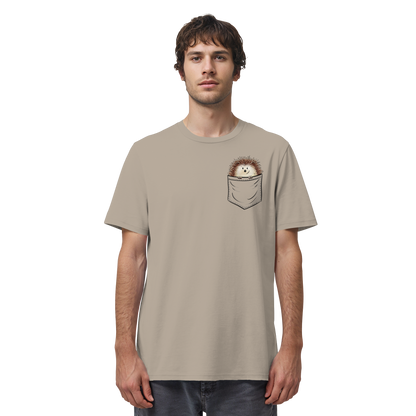 Lustiger Igel in Deiner Brust-Tasche - Organic Shirt