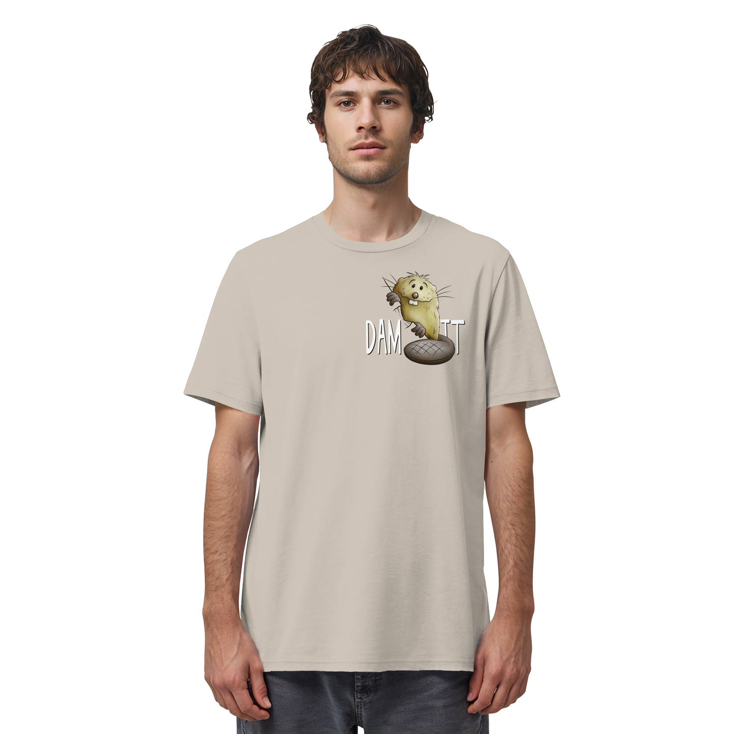 Dam It Verdammt Lustiger Biber - Organic Shirt