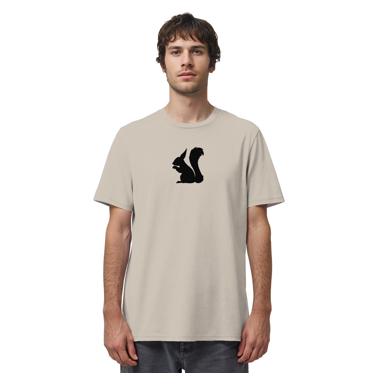 Eichhörnchen Silhouette - Organic Shirt