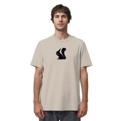 Eichhörnchen Silhouette - Organic Shirt