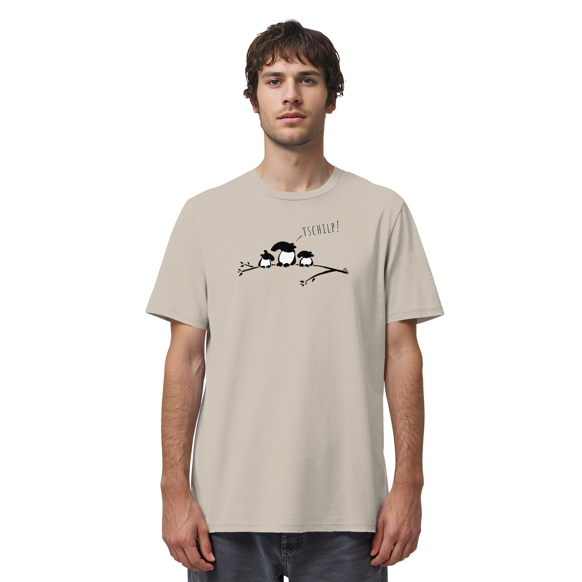 Drei kleine Tapir-Vögel - Organic Shirt