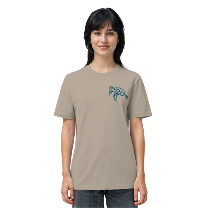 Lässig lustige Wasserschildkröte - Organic Shirt