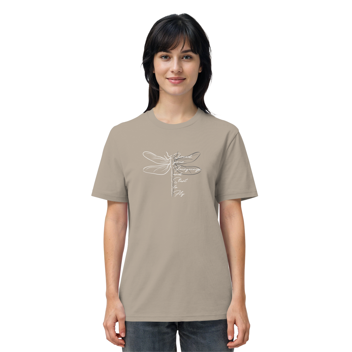 Breite die Flügel aus und flieg los | Libelle - Organic Shirt