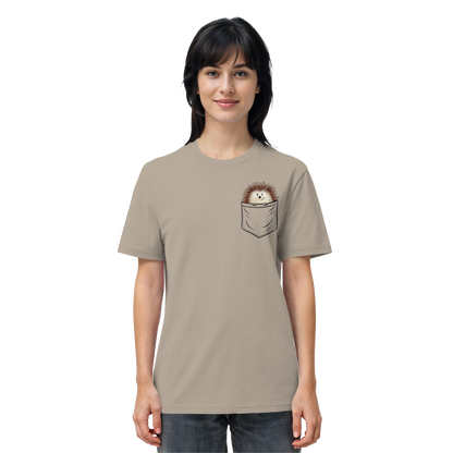 Lustiger Igel in Deiner Brust-Tasche - Organic Shirt