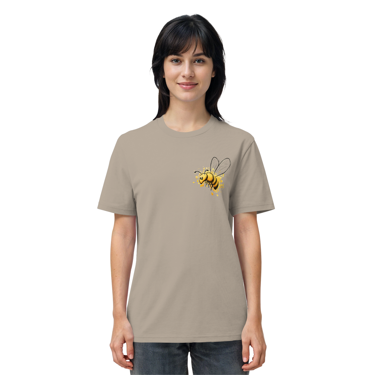 Lässige kleine Honig-Biene - Organic Shirt