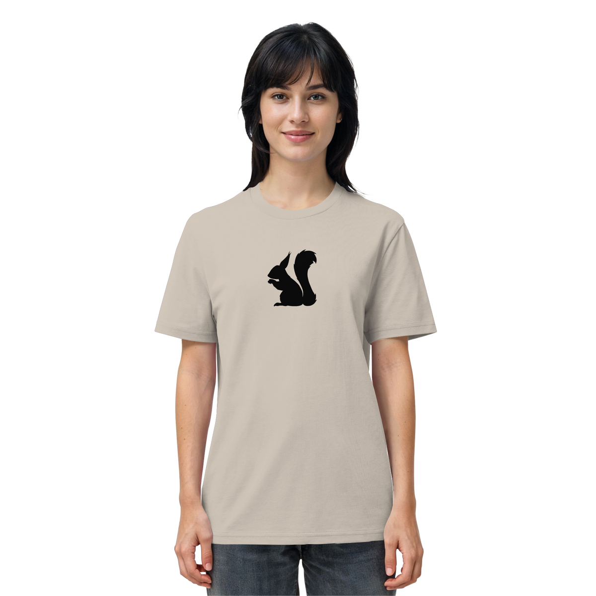 Eichhörnchen Silhouette - Organic Shirt