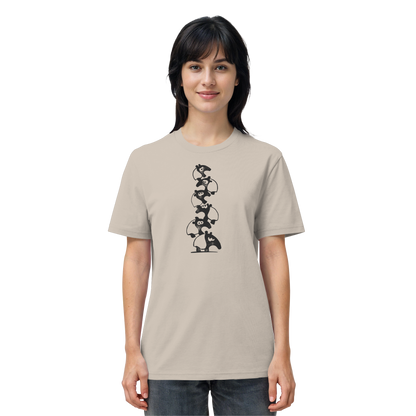 Lustiger Haufen aus Schabracken-Tapiren - Organic Shirt
