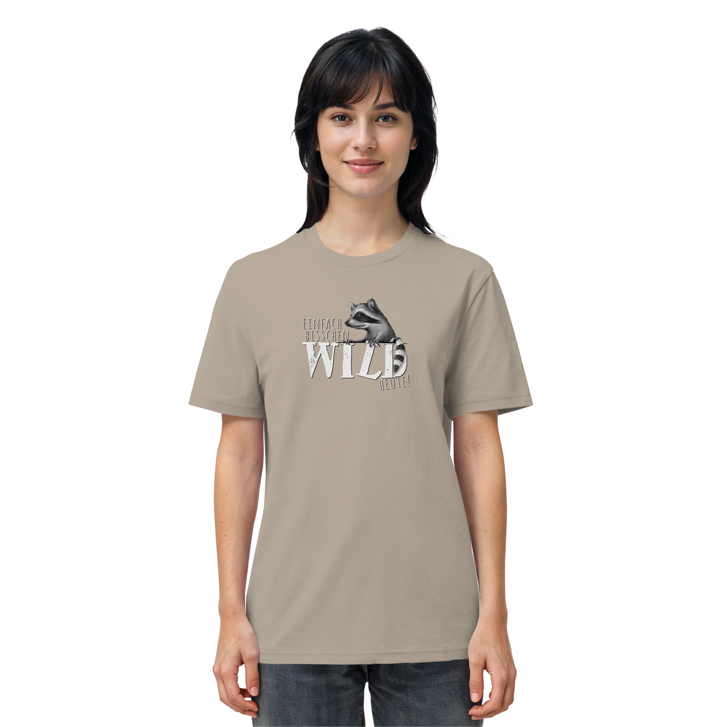 Bisschen wild heute! Waschbär - Organic Shirt