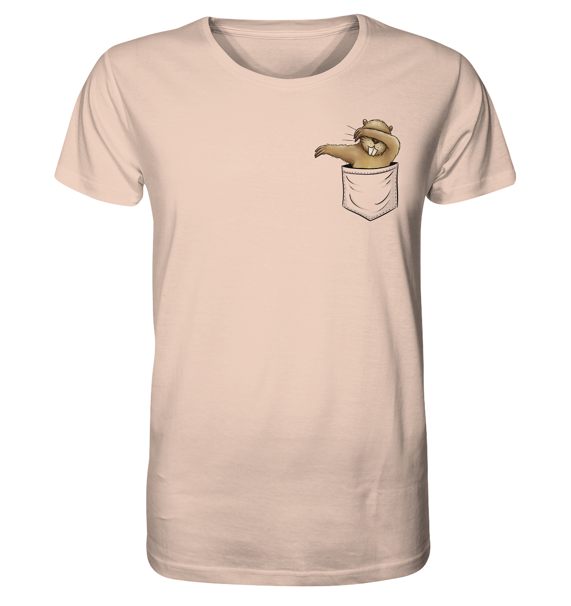 Dabbender Biber in Deiner Tasche - Organic Shirt