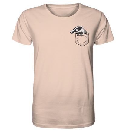 Lustig gemütlicher Dachs In der Tasche - Organic Shirt
