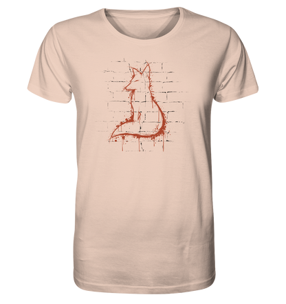 Street Art Fuchs Silhouette - Organic Shirt