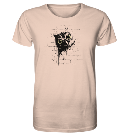 Lässige Street Art Eule - Organic Shirt