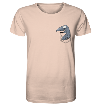 Grufti Rabe Krähe in der Tasche - Organic Shirt