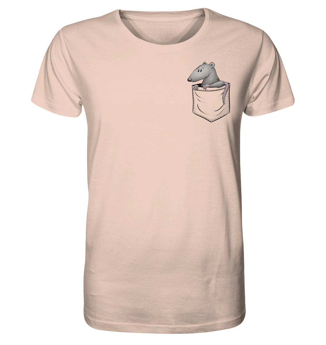 Kleine Ratte in der Tasche - Organic Shirt