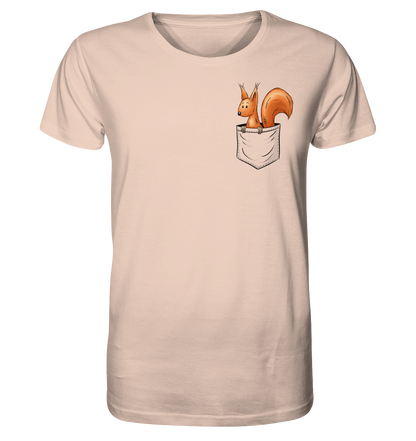 Lässiges Eichhörnchen In Tasche - Organic Shirt