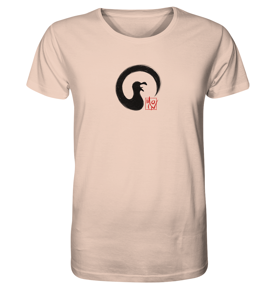 Moin kreischende japanische Enso Möwe - Organic Shirt