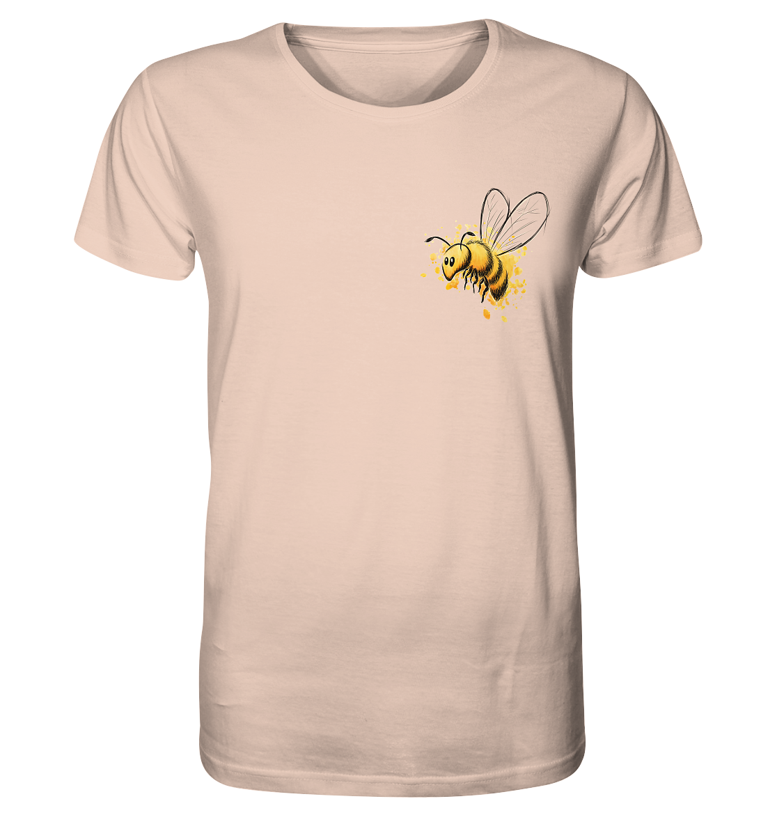 Lässige kleine Honig-Biene - Organic Shirt