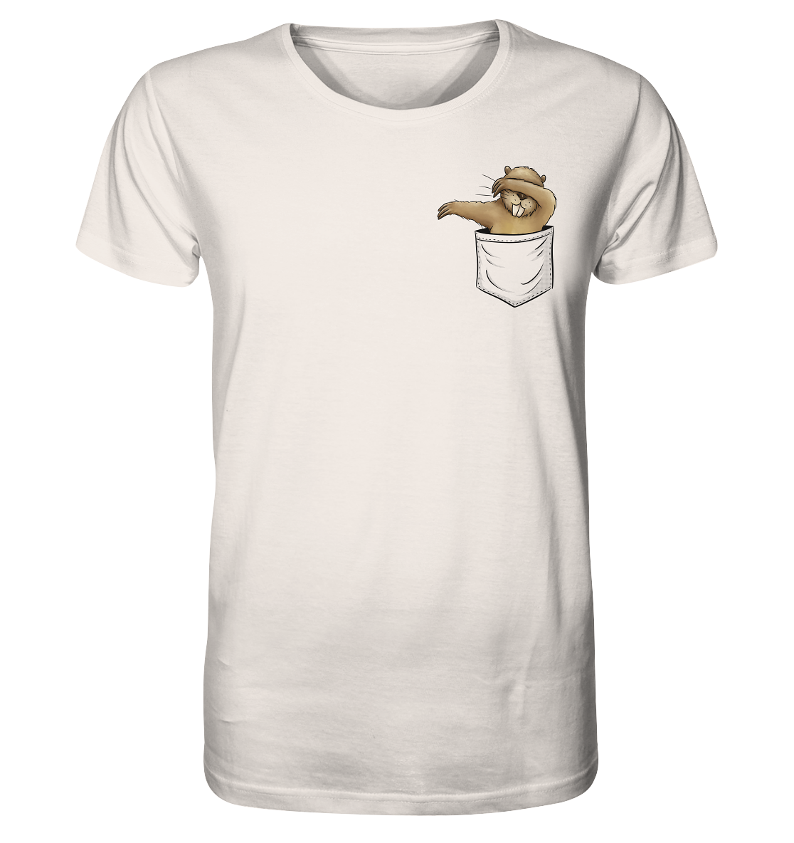 Dabbender Biber in Deiner Tasche - Organic Shirt