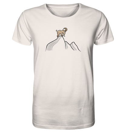 Ziegenbock in den Bergen - Organic Shirt