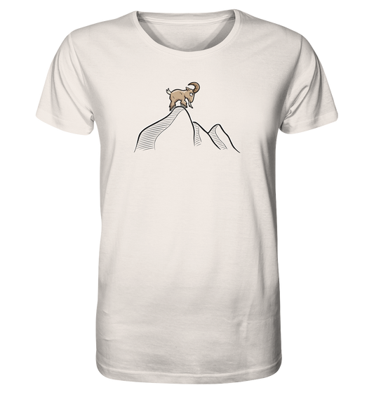 Ziegenbock in den Bergen - Organic Shirt