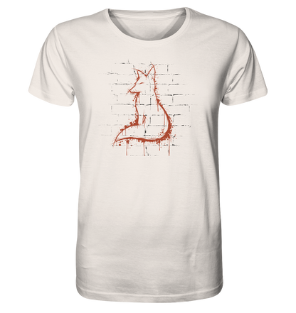Street Art Fuchs Silhouette - Organic Shirt
