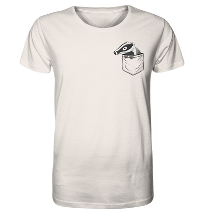 Lustig gemütlicher Dachs In der Tasche - Organic Shirt