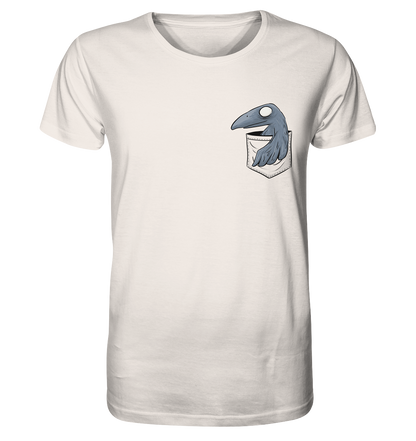 Grufti Rabe Krähe in der Tasche - Organic Shirt