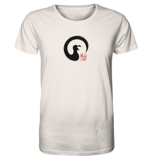 Moin kreischende japanische Enso Möwe - Organic Shirt