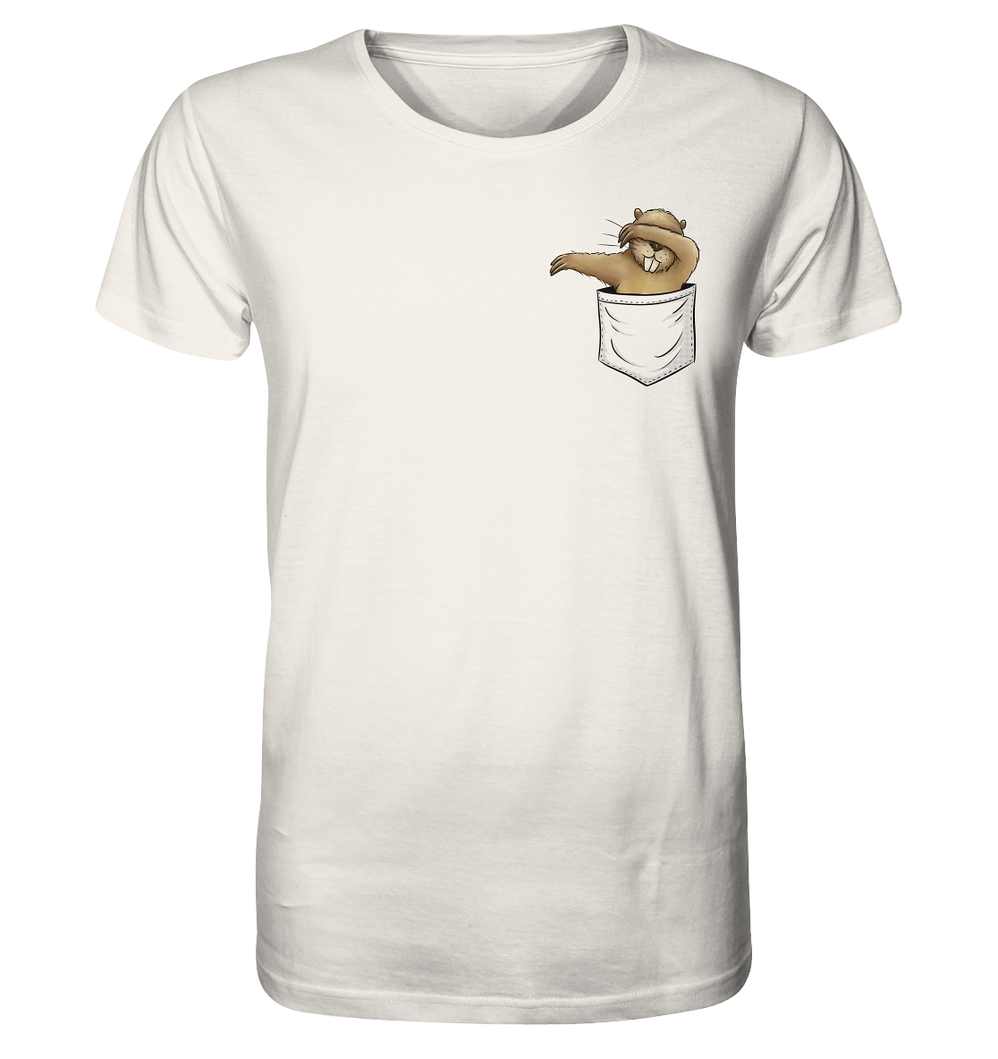 Dabbender Biber in Deiner Tasche - Organic Shirt