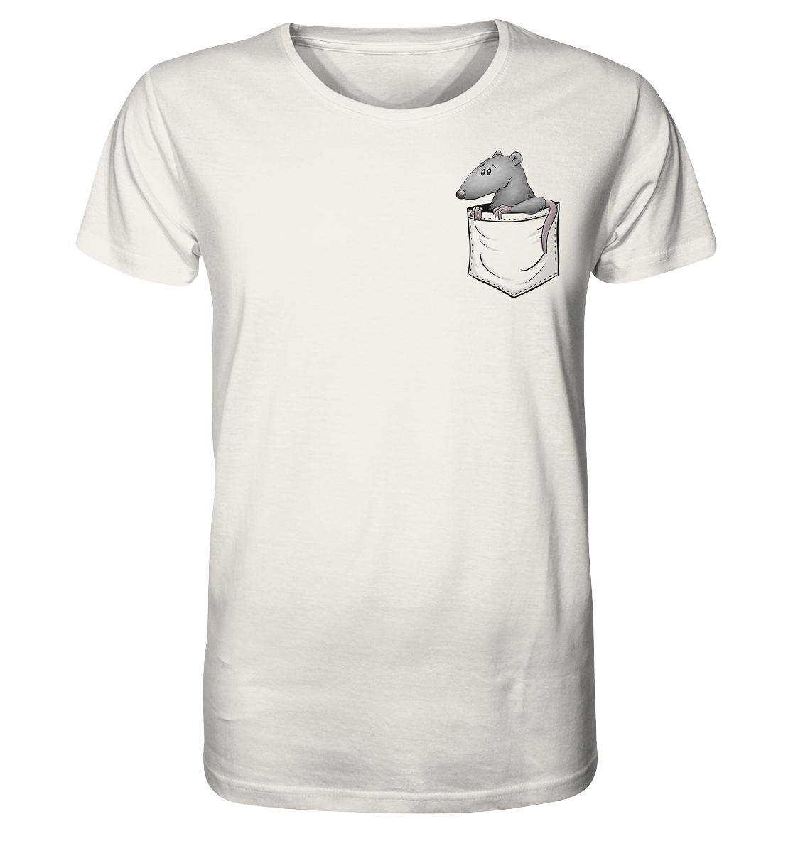 Kleine Ratte in der Tasche - Organic Shirt