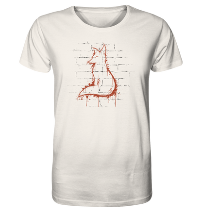 Street Art Fuchs Silhouette - Organic Shirt