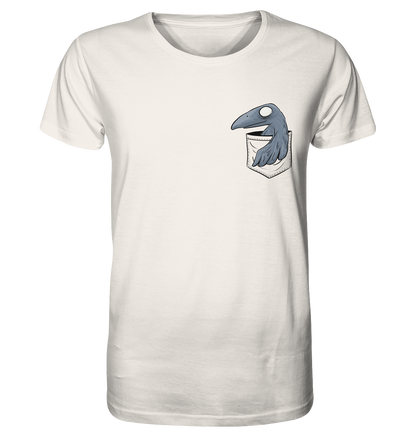 Grufti Rabe Krähe in der Tasche - Organic Shirt