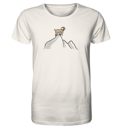 Ziegenbock in den Bergen - Organic Shirt