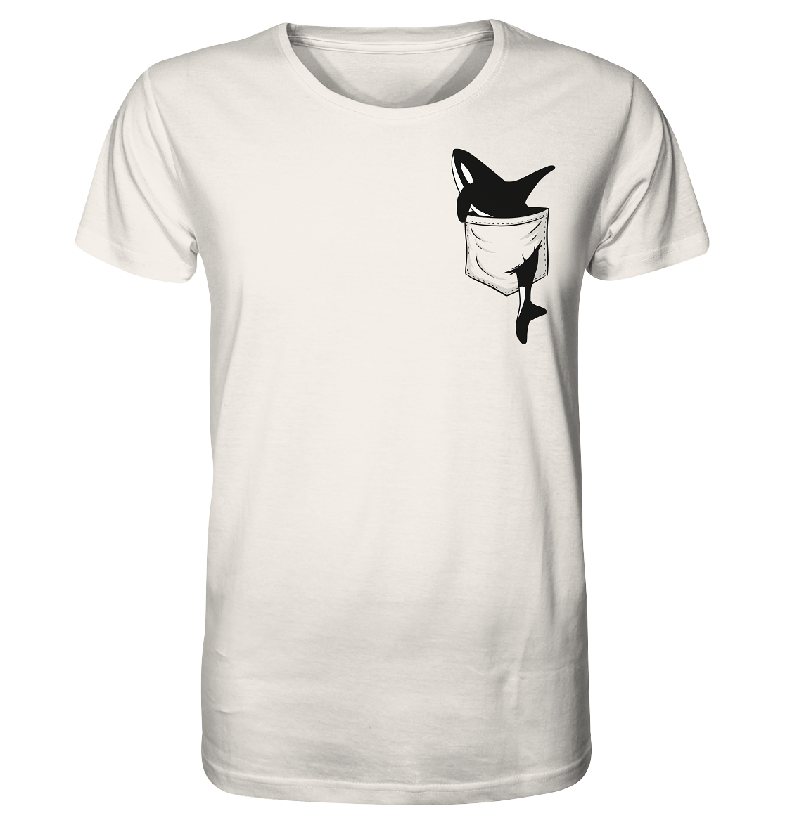 Orca In Deiner Tasche - Organic Shirt