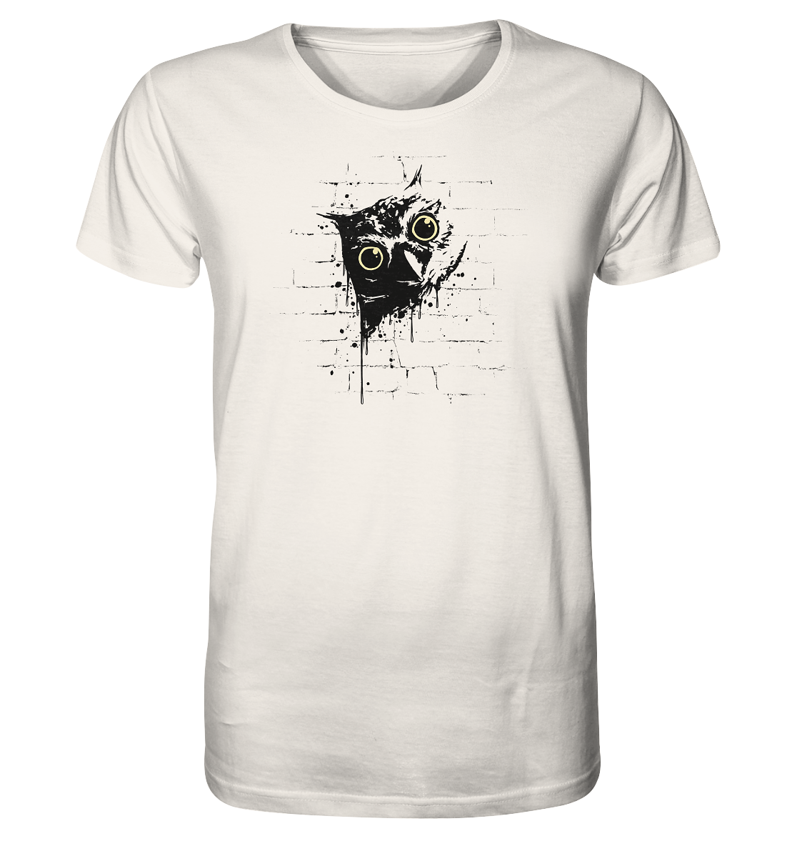 Lässige Street Art Eule - Organic Shirt