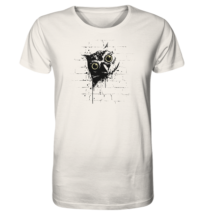 Lässige Street Art Eule - Organic Shirt