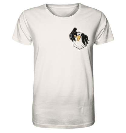 Kleiner Rabe | schwarze Krähe In Tasche - Organic Shirt