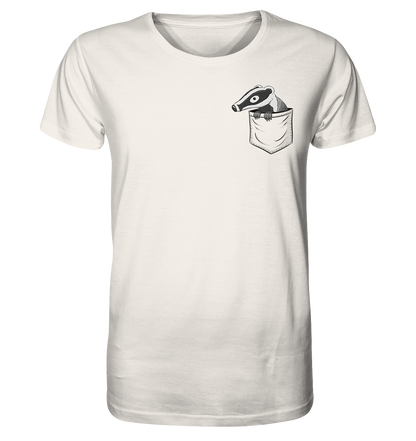 Lustig gemütlicher Dachs In der Tasche - Organic Shirt