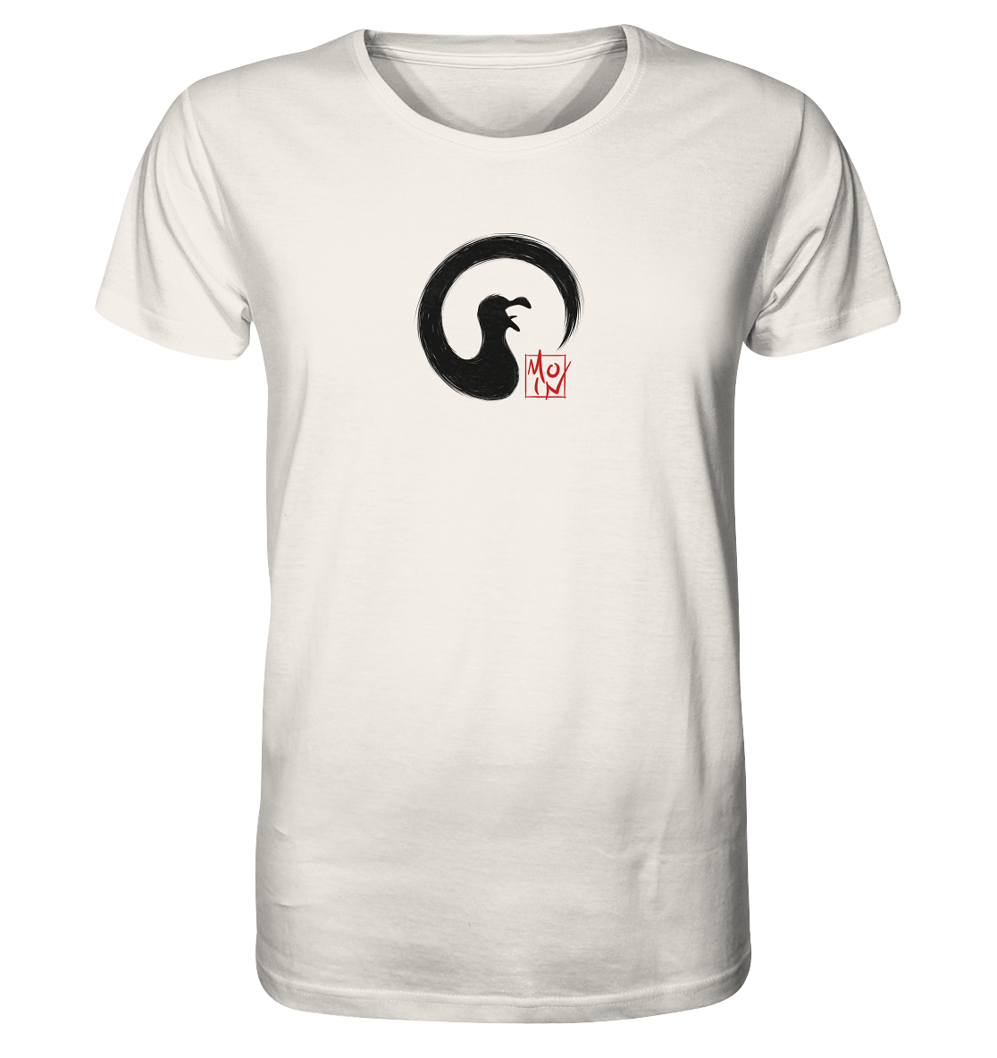 Moin kreischende japanische Enso Möwe - Organic Shirt