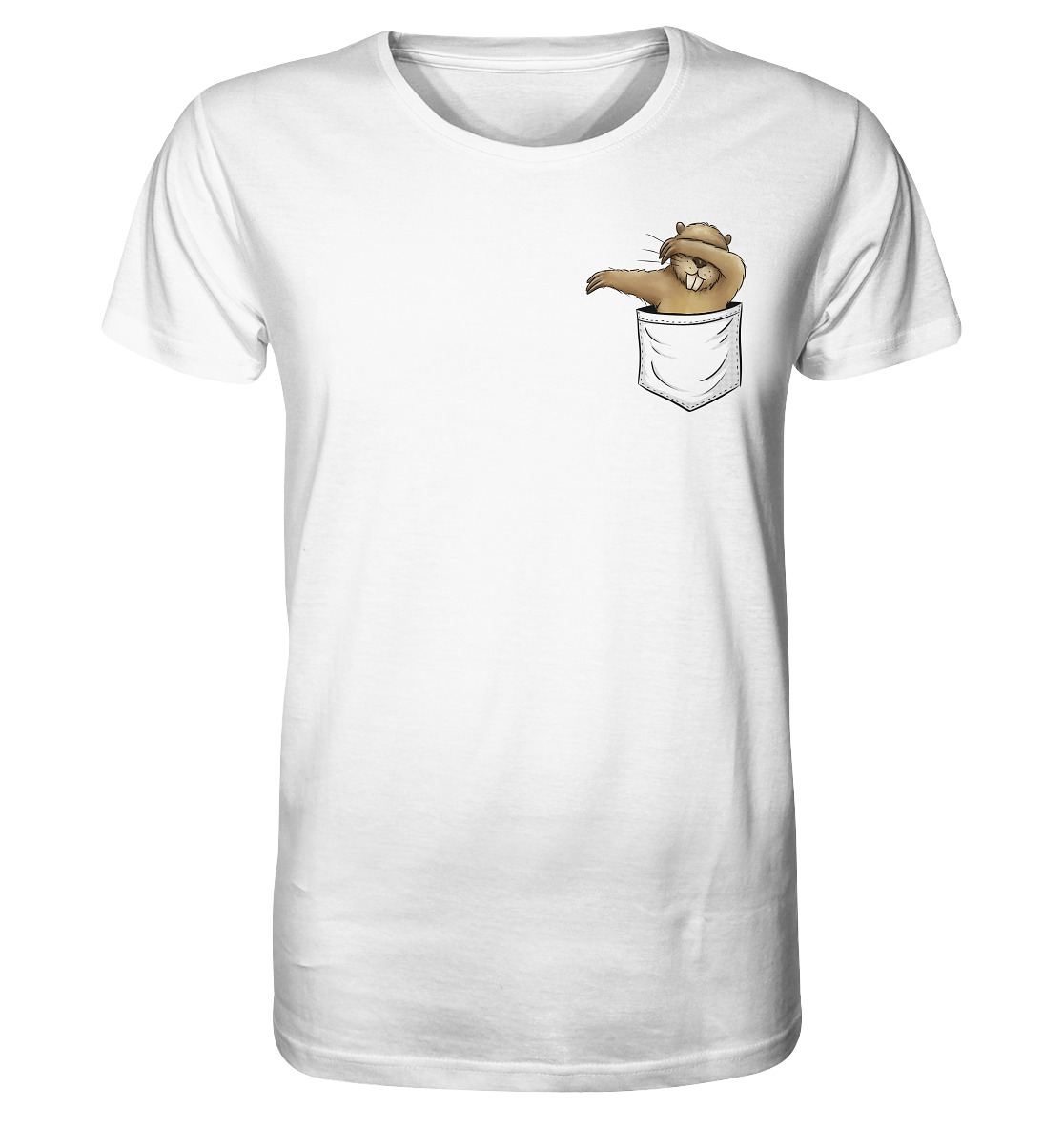 Dabbender Biber in Deiner Tasche - Organic Shirt