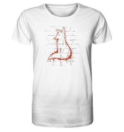 Street Art Fuchs Silhouette - Organic Shirt