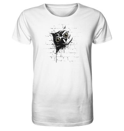Lässige Street Art Eule - Organic Shirt