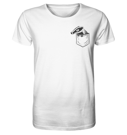 Lustig gemütlicher Dachs In der Tasche - Organic Shirt