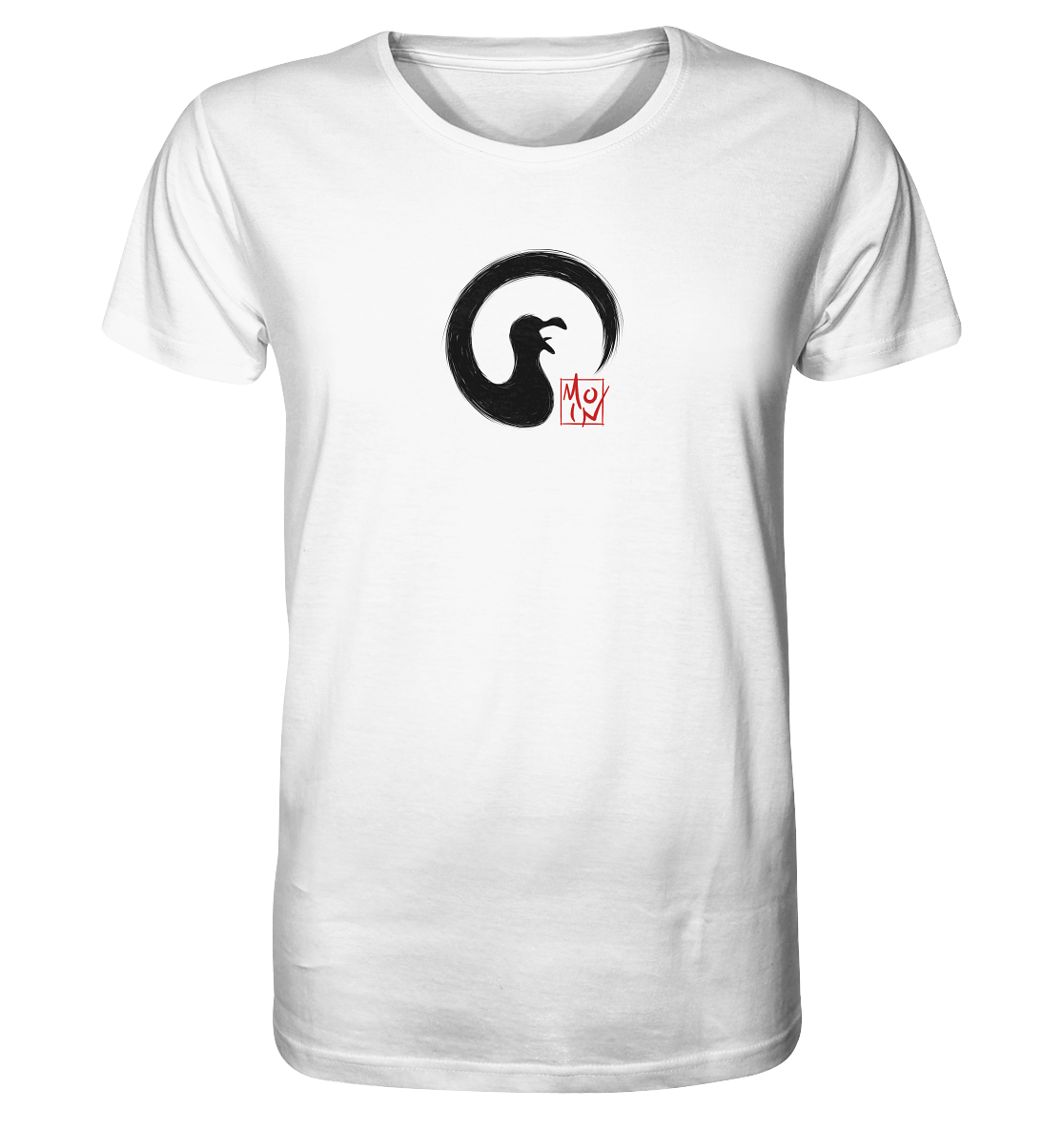 Moin kreischende japanische Enso Möwe - Organic Shirt