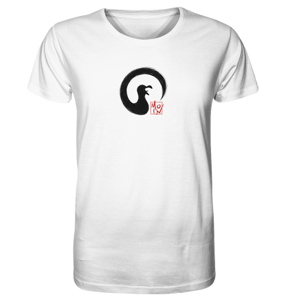 Moin kreischende japanische Enso Möwe - Organic Shirt