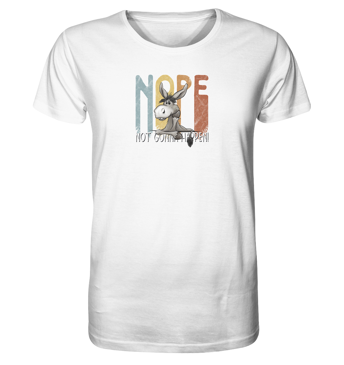 Nope | bockiger Esel - Organic Shirt