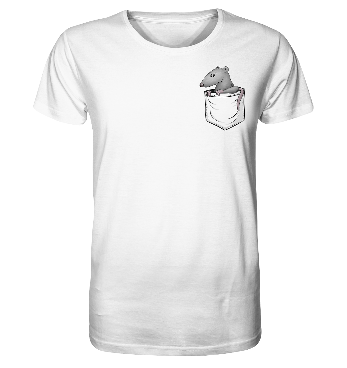 Kleine Ratte in der Tasche - Organic Shirt
