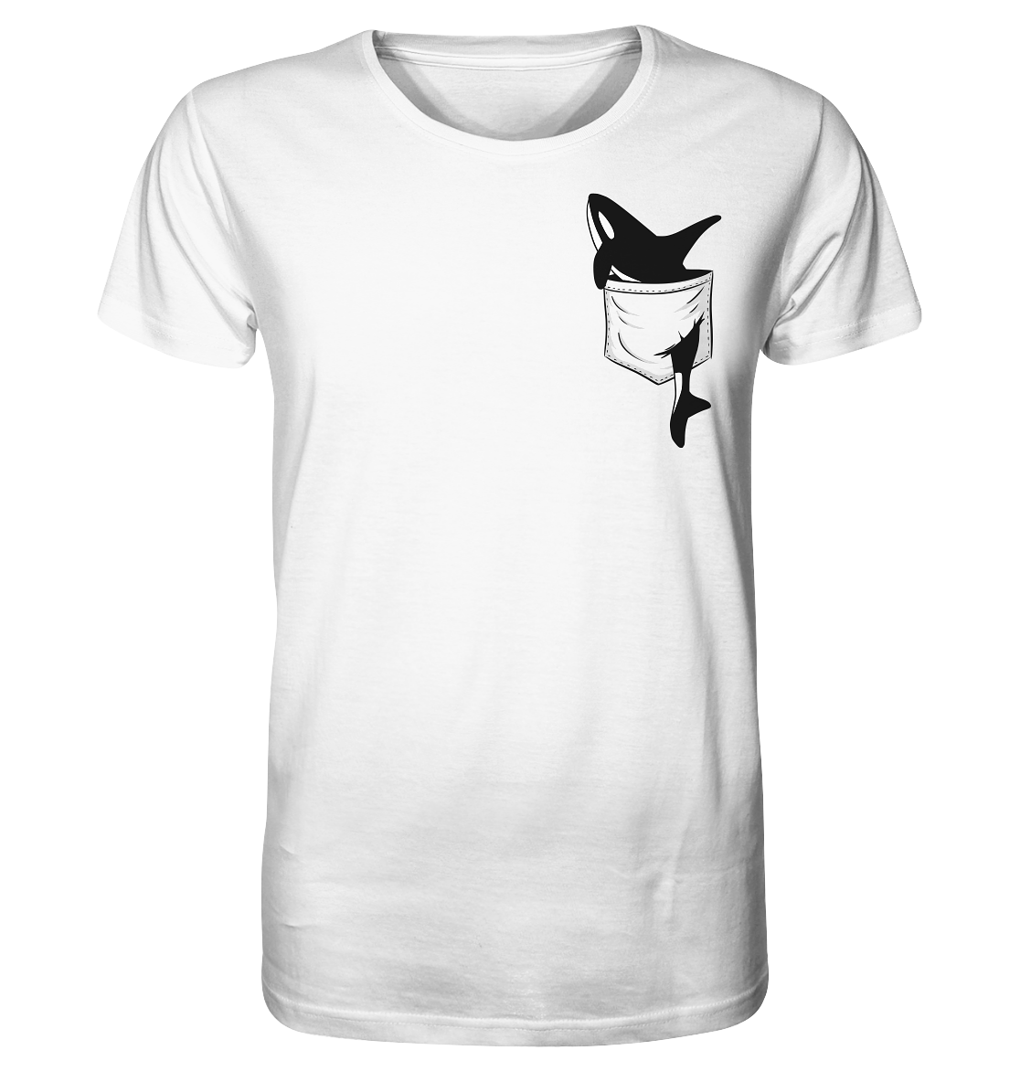 Orca In Deiner Tasche - Organic Shirt