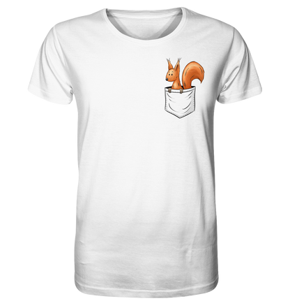 Lässiges Eichhörnchen In Tasche - Organic Shirt