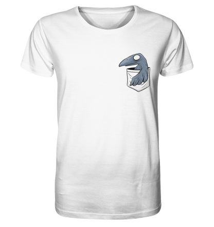 Grufti Rabe Krähe in der Tasche - Organic Shirt